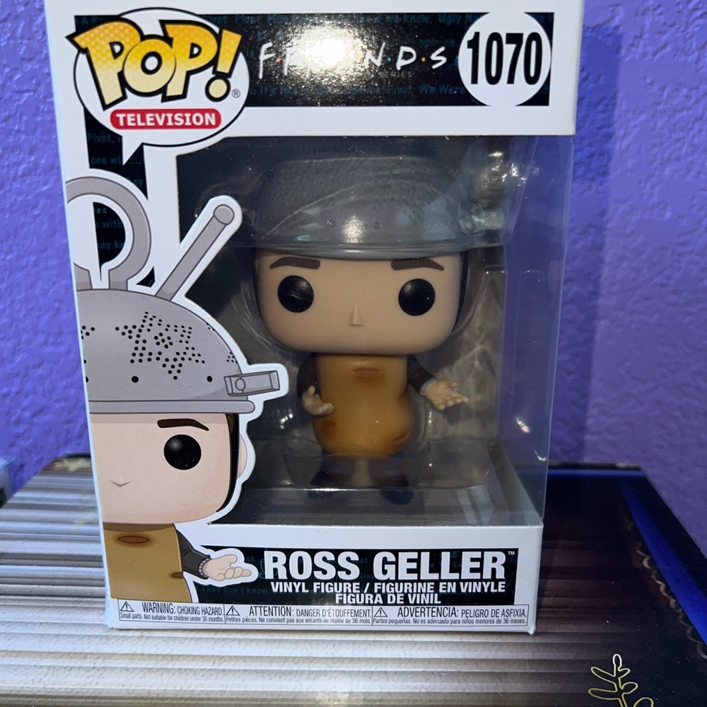 Funko Pop Television Ross Geller with Helmet